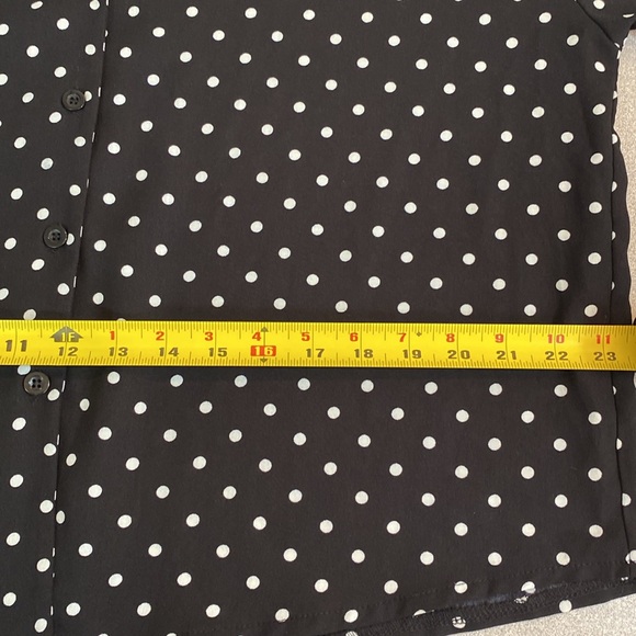 Oak & Fort - polka dot button down blouse. Size S/p - Picture 7 of 9